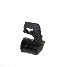 Compact Black Doorstop Holds Doors Open 90 Degrees Durable Lightweight Portable
