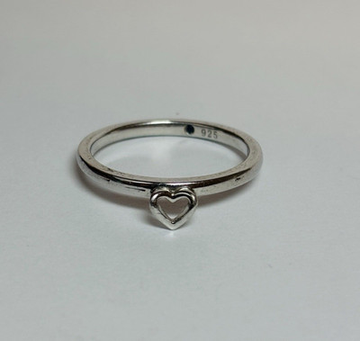 Vera Wang Love Sterling 925 Silber zierlicher Herz Ring Gr. 6,5 -,06