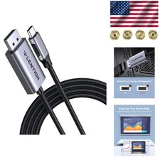 High-Speed 6FT USB-C to DisplayPort Cord - No Lag, 4K 60Hz  Lightweight Design