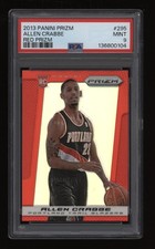 2013-14 Allen Crabbe PSA 9 Panini Prizm Red Prizm Rookie Rc #295 *NICE* POP1