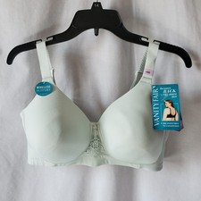 Vanity Fair Beauty Back Bra 71380 Size 40D Smoother Full-Figure Wireless Green