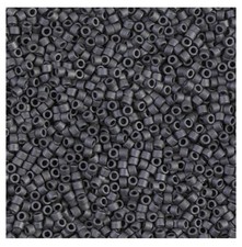 MIYUKI DELICA BEAD SIZE 11/0, DB0306, MATTE METALLIC SLATE