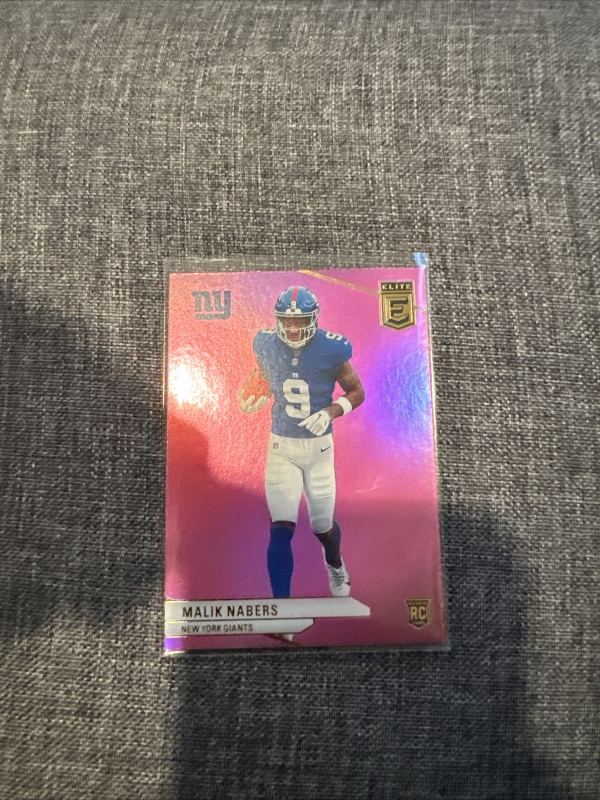 2024 Panini Donruss Elite - Rookies Malik Nabers #196 Pink (RC)