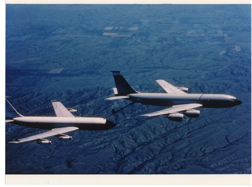 1990s USAF KC-135 Stratotanker 91455 Refueling 23579 8.5x11 Original Photo #2