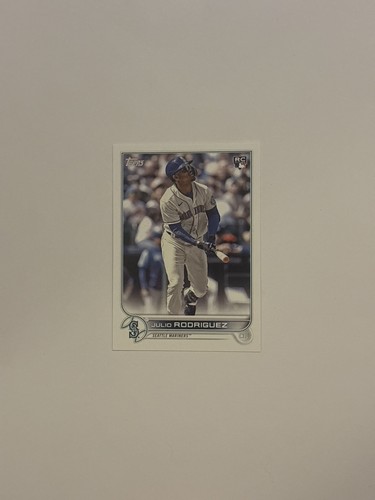 2022 Topps Update Julio Rodriguez #US44 Rookie Card RC Seattle Mariners
