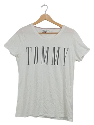Tommy Hilfiger T-Shirt Homme Blanc Logo Manches Courtes (EU 50, INT L) - Photo 1/3