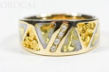 Gold Quartz Ring "Orocal" RM883D20NQ Genuine Hand Crafted Jewelry - 14K Gold Cas
