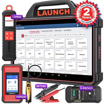 2026 LAUNCH X431 PAD VII PAD 7 ECU Programier X-PROG 3 TSGUN BST360 VSP600 OBD1