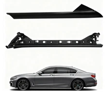 2Pcs For 2011-19 Ford Explorer Left Driver Side Windshield A-Pillar Molding Trim