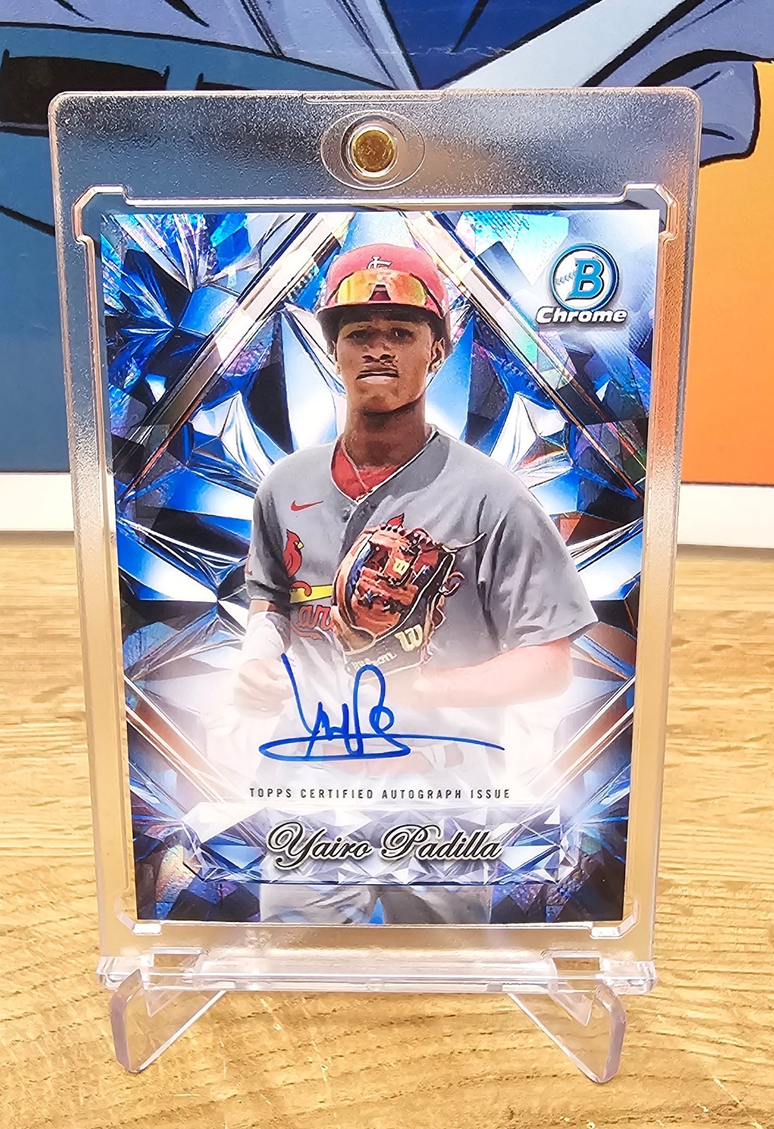 2025 Bowman Chrome Sapphire Selections Yairo Padilla On Card Autograph #SSA-YP
