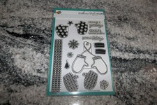 Catherine Pooler "Season's Greetings" Poly Stamp Set 16 pc. New