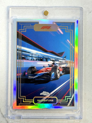 2023 Topps Chrome Formula 1 F1 Art Du Grand Prix Silverstone Sp