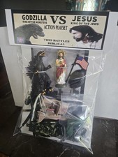 Godzilla VS Jesus Action Playset