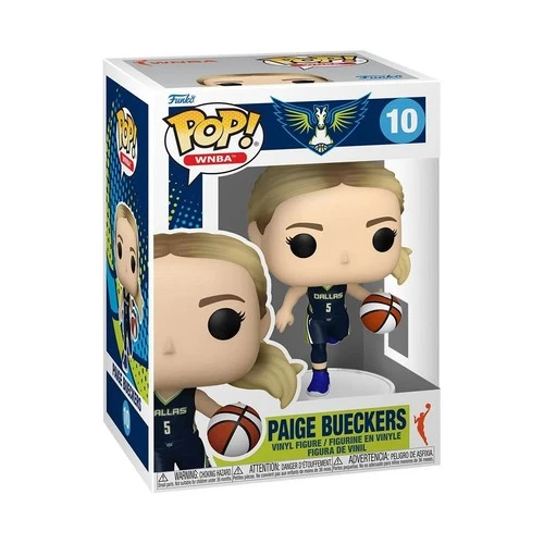 Funko POP!  WNBA - Dallas Wings Paige Bueckers (10) with Protector