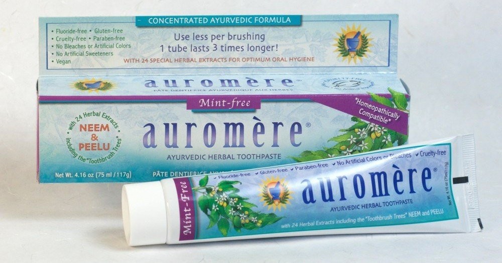 Зубная паста Auromere Ayurvedic Products без мяты 416 унции 2590₽