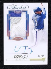 2022 Panini Flawless Rookie 17/25 Curtis Terry #RPA-CT Patch Auto 0a2