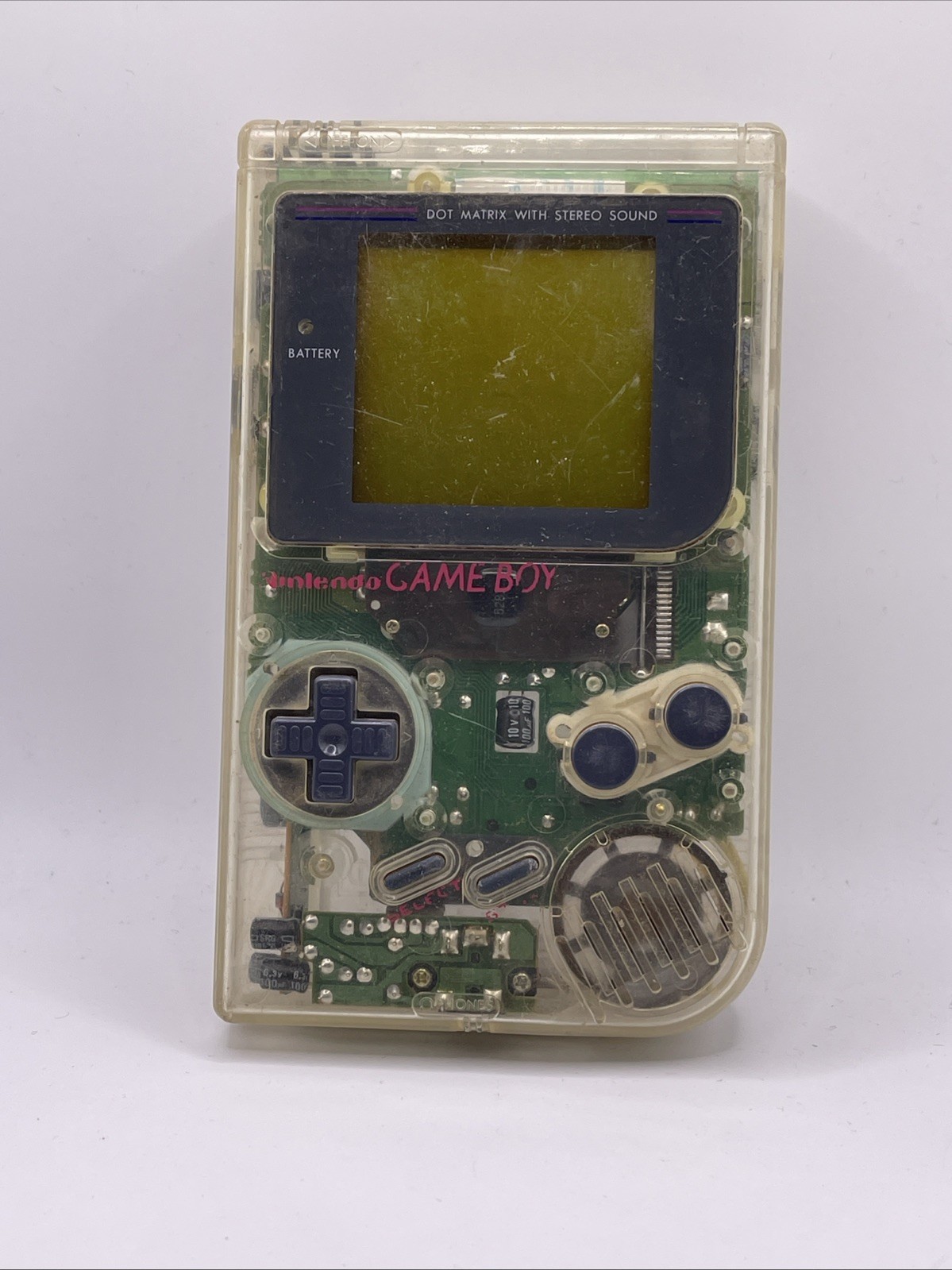 Console Nintendo Game Boy GAMEBOY DMG CLEAR - ECRAN HS