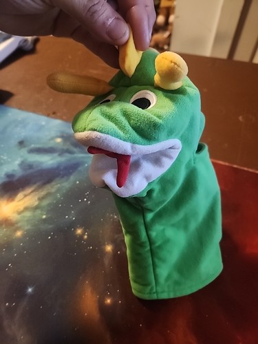 Baby Einstein Authentic Bard The Dragon Vintage Hand Puppet 2005 Disney Toy