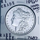 1892 O MORGAN SILVER DOLLAR HI GRADE GENUINE U.S. MINT RARE KEY COIN 7683