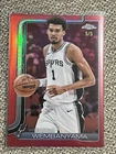2025-26 Topps Chrome Victor Wembanyama Red Refractor /5