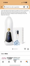 Laser Hair Removal for Women and Men, Air 15 Ice-cooling IPL Device Hair Removal