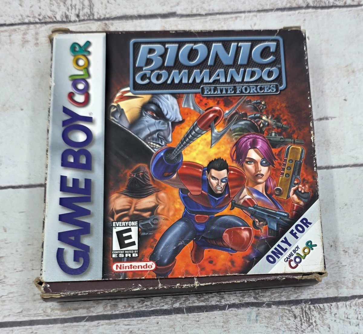 ソフト無GBC Bionic Commando:Elite Forces 海外版 Bionic Commando: Elite Forces (Nintendo Game Boy Color) Complete