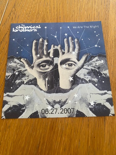 CHEMICAL BROTHERS Japan 2005 PUSH the BUTTON 2007 We Are the Night MINI-POSTERs - Picture 6 of 6