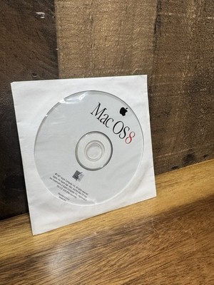 Vintage Apple Macintosh Operating System Mac OS 8 CD  1997 Very Good Condition