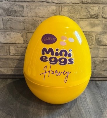 Personalisierte Jumbo Kunststoff Mini Eier befüllbar Osterei ungefüllt 