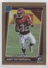 2021 Panini Donruss Optic Rated Rookie Bronze Prizm Jaret Patterson #297 11xm