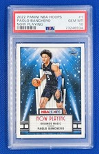 Paolo Banchero 2022-2023 NBA Hoops Now Playing #1 PSA 10 Orlando Magic Low Pop!