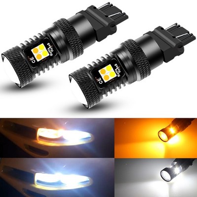 LED Swtichback LED Turn Signal DRL Light Bulbs for 1997-2004 Chevy Corvette C5