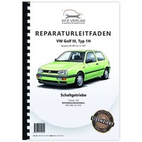 VW Golf 3 Typ 1H 1991-1997 5 Gang Schaltgetriebe Kupplung 02J Werkstatthandbuch