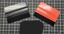 Squeegee For Applying Vinyl Graphics  ..  With both Plain and Felt Edges.