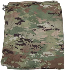 DAMAGED US Army OCP Tarpaulin Multicam Tan Reversible Tarp Military Waterproof