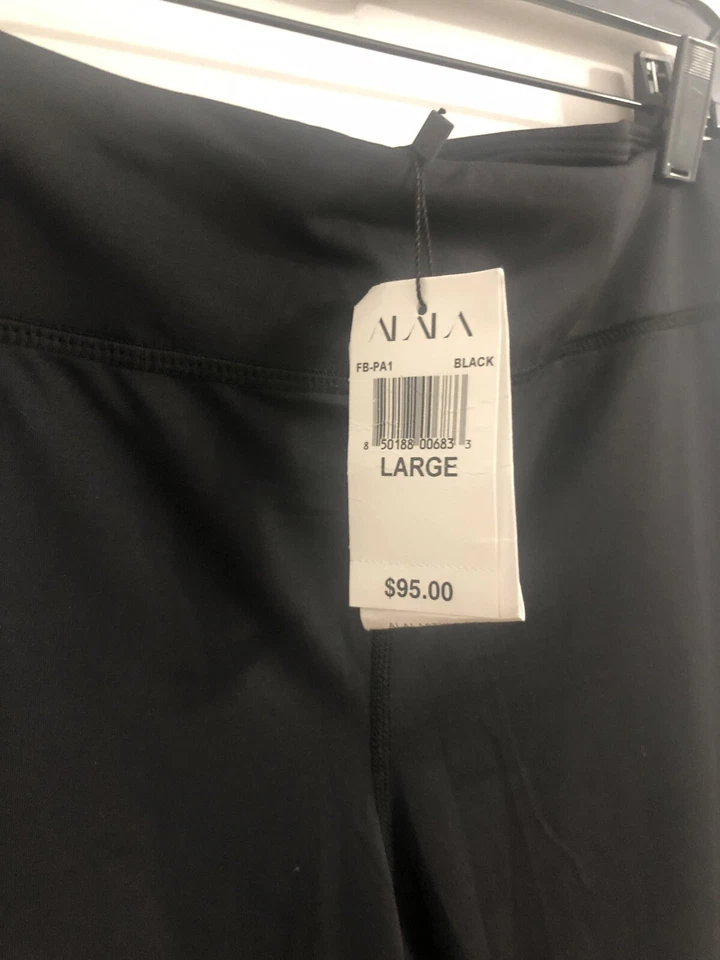 ALALA Womens Captain Crop Tights Black L - Image 2 of 4