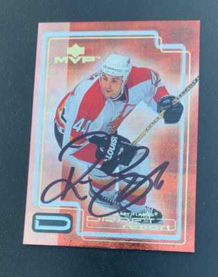OLEG SAPRYKIN FLAMES AUTOGRAPH AUTO 99-00 UPPER DECK MVP DRAFT REPORT #DR7 70926