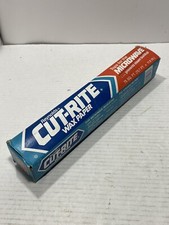 Vintage 1988 Reynolds Cut-Rite Wax Paper partial roll set dressing prop NICE