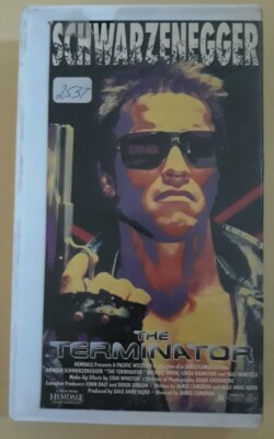 Terminator VHS 1991 Sci-fi Arnold Schwarzenegger R cyborg 