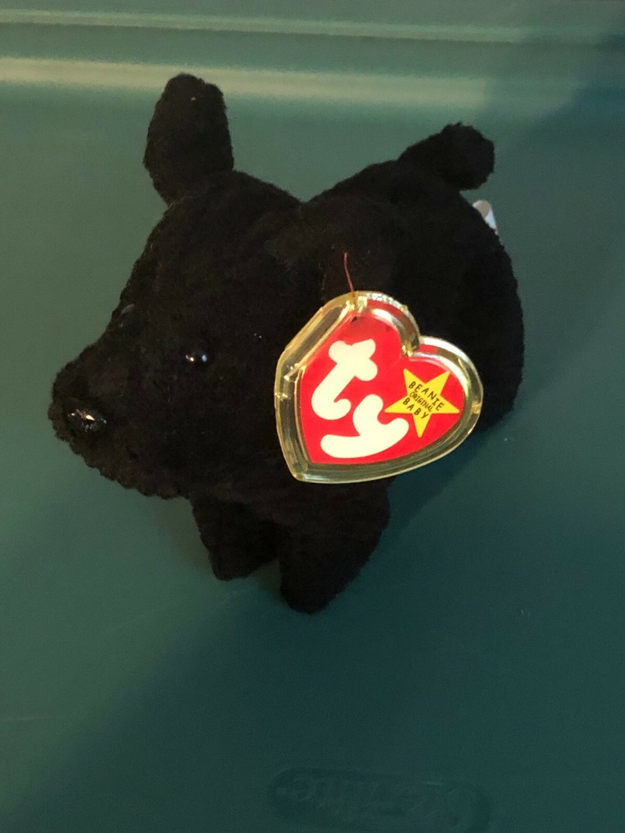 1996 RARE RETIRED TY BEANIE BABIES RARE SCOTTIE WITH PVC PELLETS