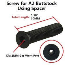 1.18" Screw With Gas Port for A2 Butt Stock Spacer 
