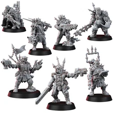 Wargame Exclusive Chaos Renegades of Pain Skirmish Killers Team (7U) 28mm