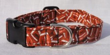 Football Cat Dog Pet Collar CUSTOM MADE Adjustable CUTE Great gift 