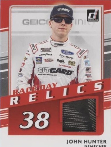 John Hunter Nemechek 2021 Panini Chronicles XR - NASCAR Green- RC