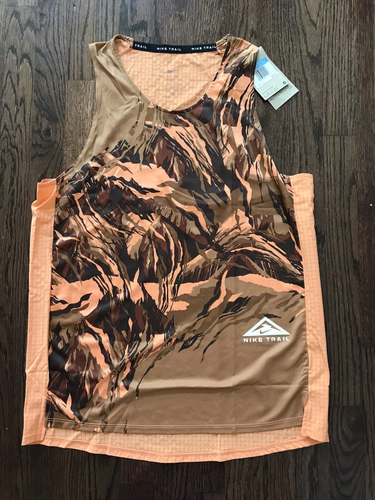 Nike Mens Dri-Fit Trail Rise 365 Running Reflective Tanks Top DM4781-871 Size M