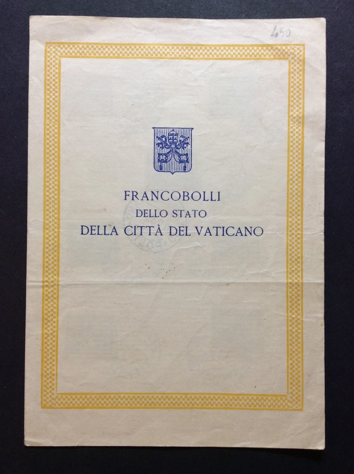 BroadviewStamps Vatican #61-67 First day issue folder.  Uncommon! - Image 2 of 4