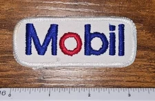 Mobil Gasoline Auto Parts Oil & Gas Vintage Logo Company Brand Patch 