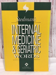 Details About Stedmans Internal Medicine Geriatric Words 2002 Transcription Reference Book - 