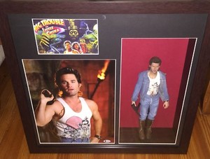 Kurt Russell Jack Burton Signed Photo Coa Sideshow Action Figure Framed Ebay