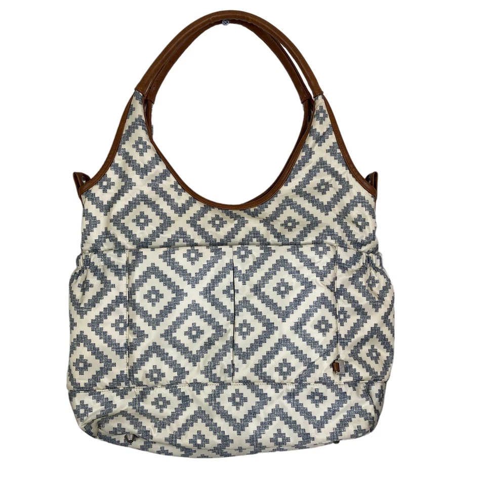 Bolso de Pañales OiOi Hobo Grande Gris Azteca Multibolsillo 15x12.5 Foto 2 de 4